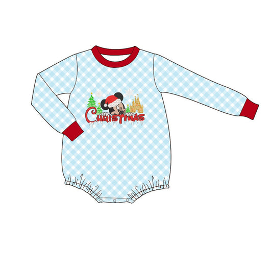 Wholesale Kids Girls Merry Christmas Cartoon Romper