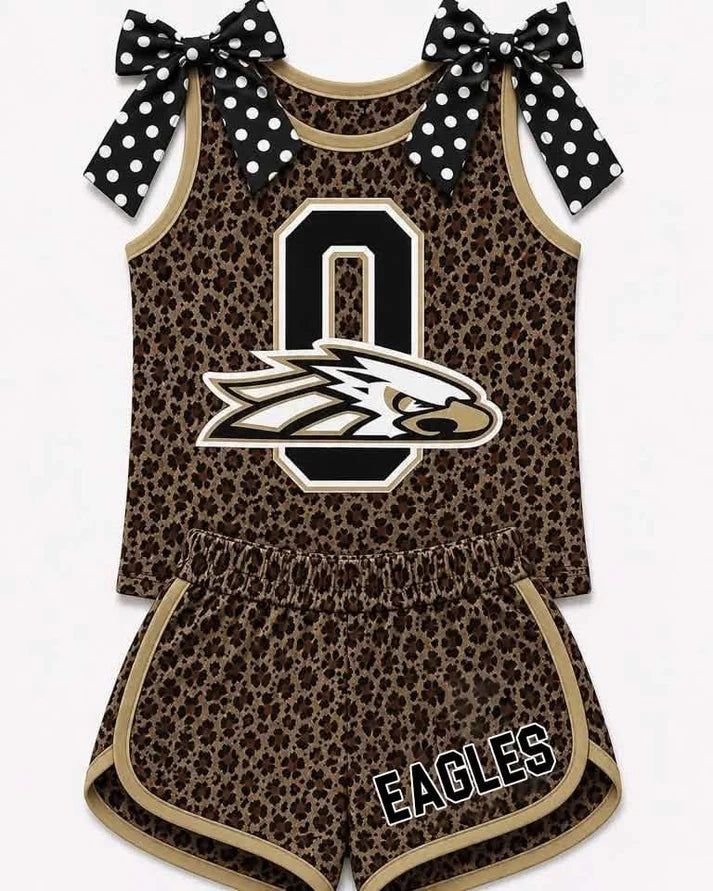 Custom team top matching shorts girl summer outfit wholesale factory price