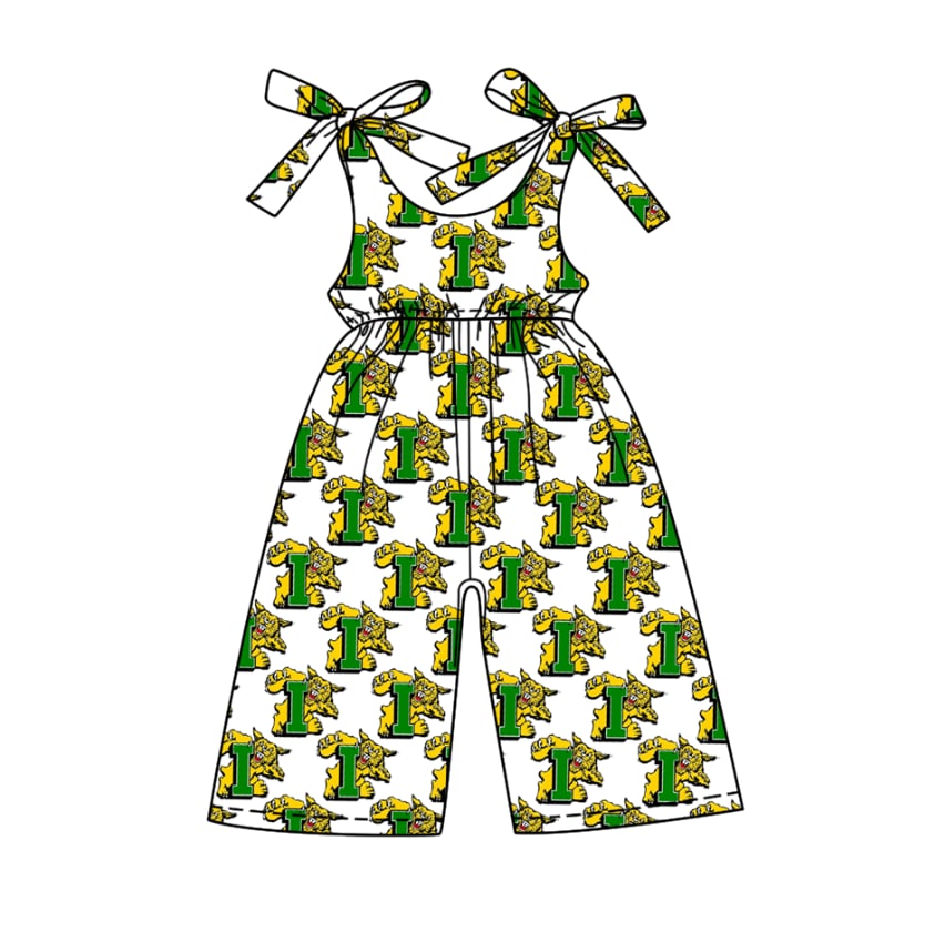 toddle girls team design jumpsuit