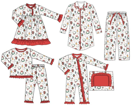 Toddle kids Christmas design matching outfit