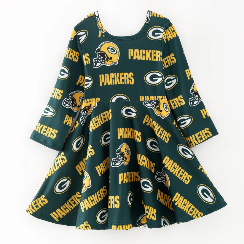 Toddle girls wholesale custom team design dress