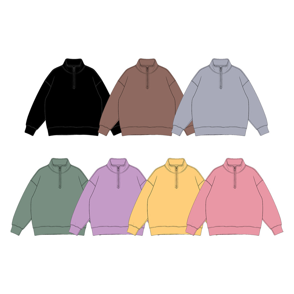 baby girls solid cotton design pullover top wholesale factory cheap custom style