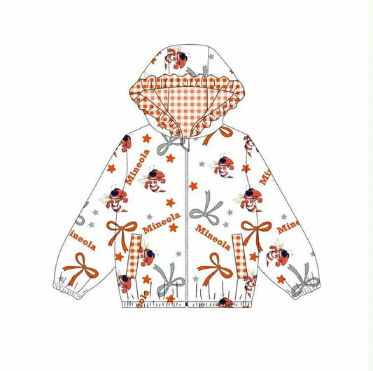 Kids baby long sleeve custom team hoodie top