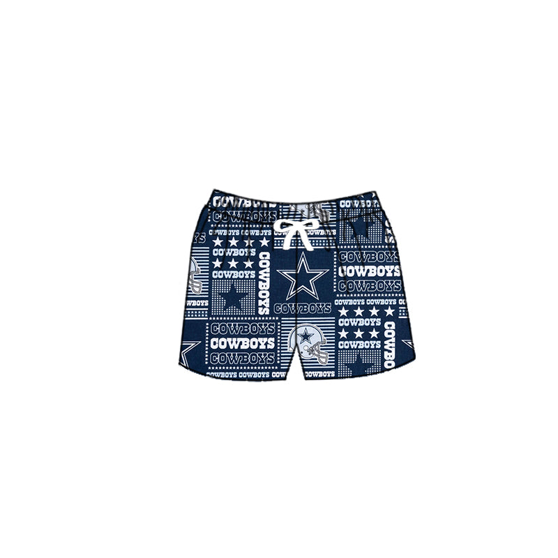 baby boy team design swim trunks