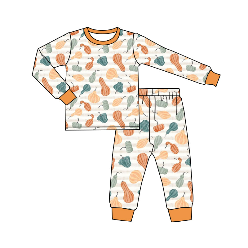 toddle baby girls fallpumpkin long sleeve clothes