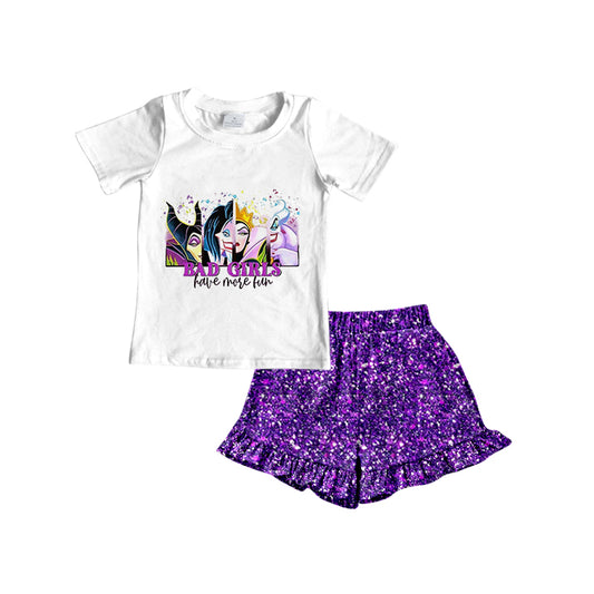 baby girls cartoon clothing set