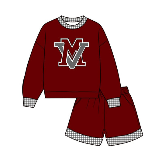 Toddle kids girls custom team design long sleeve yoga outfit