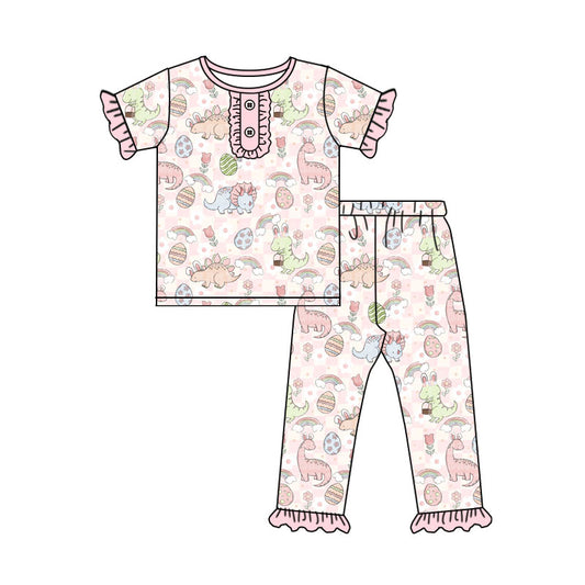 Easter holiday design kids pajama set wholesal factory price