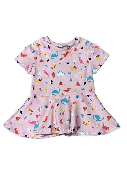 Animal print short sleeve shirt