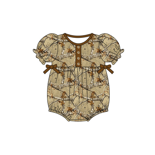 infant baby girl camo romper