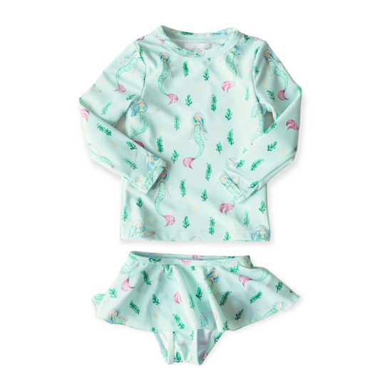 baby girls summer two pieces bathing suit