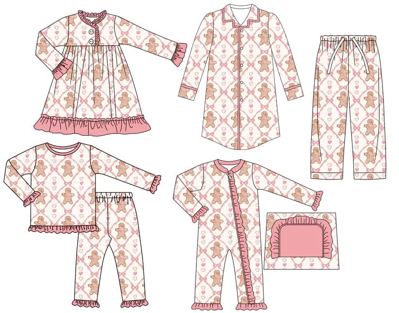 Toddle kids Christmas design matching outfit