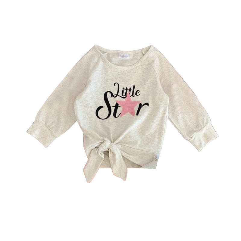 baby girls long sleeve little stat shirt