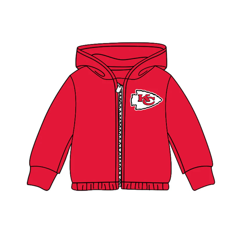 Kids custom team long sleeve pullover