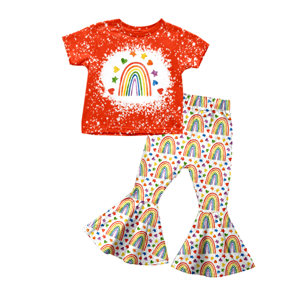 baby  girls rainbow clothing set