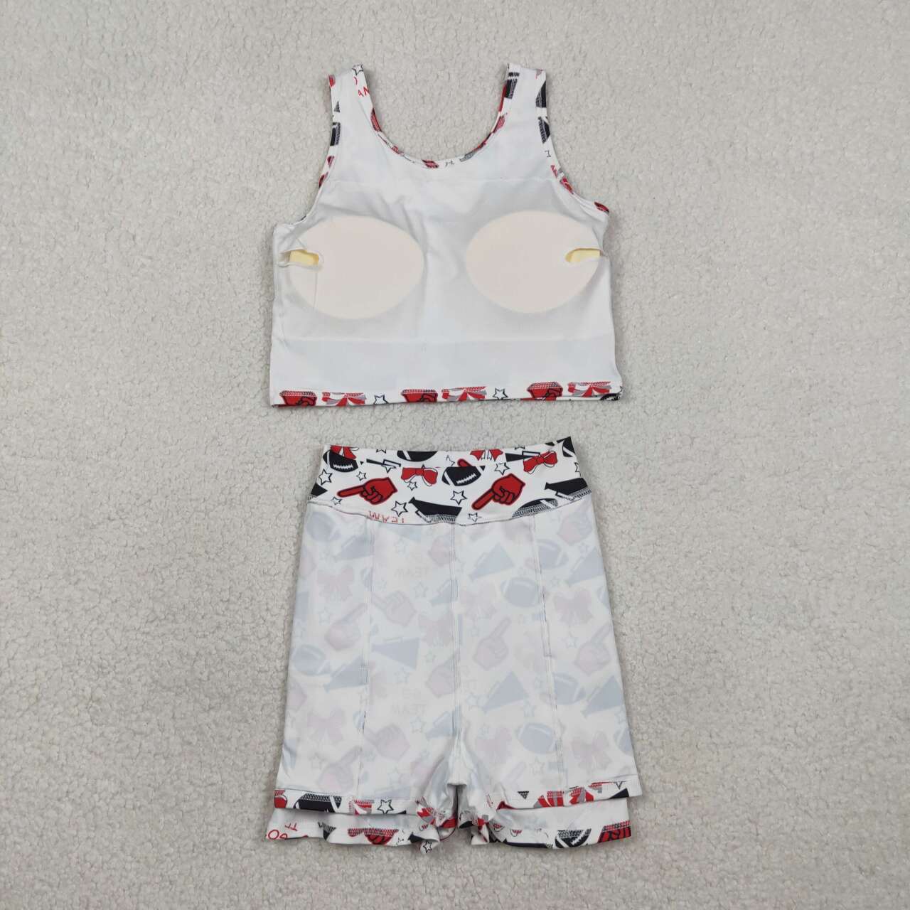 Baby girls GEO go team active wear athletic summer yoga outfit