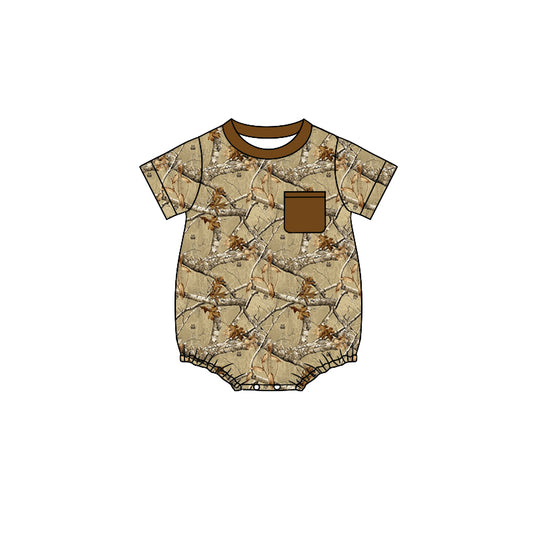 infant baby boy camo romper