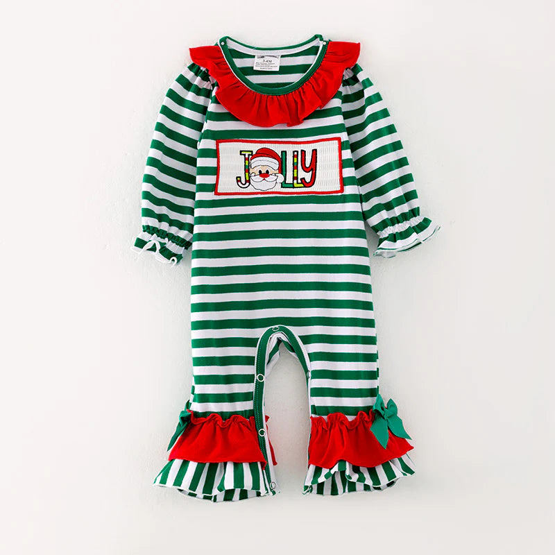 wholesale kids girls Christmas romper