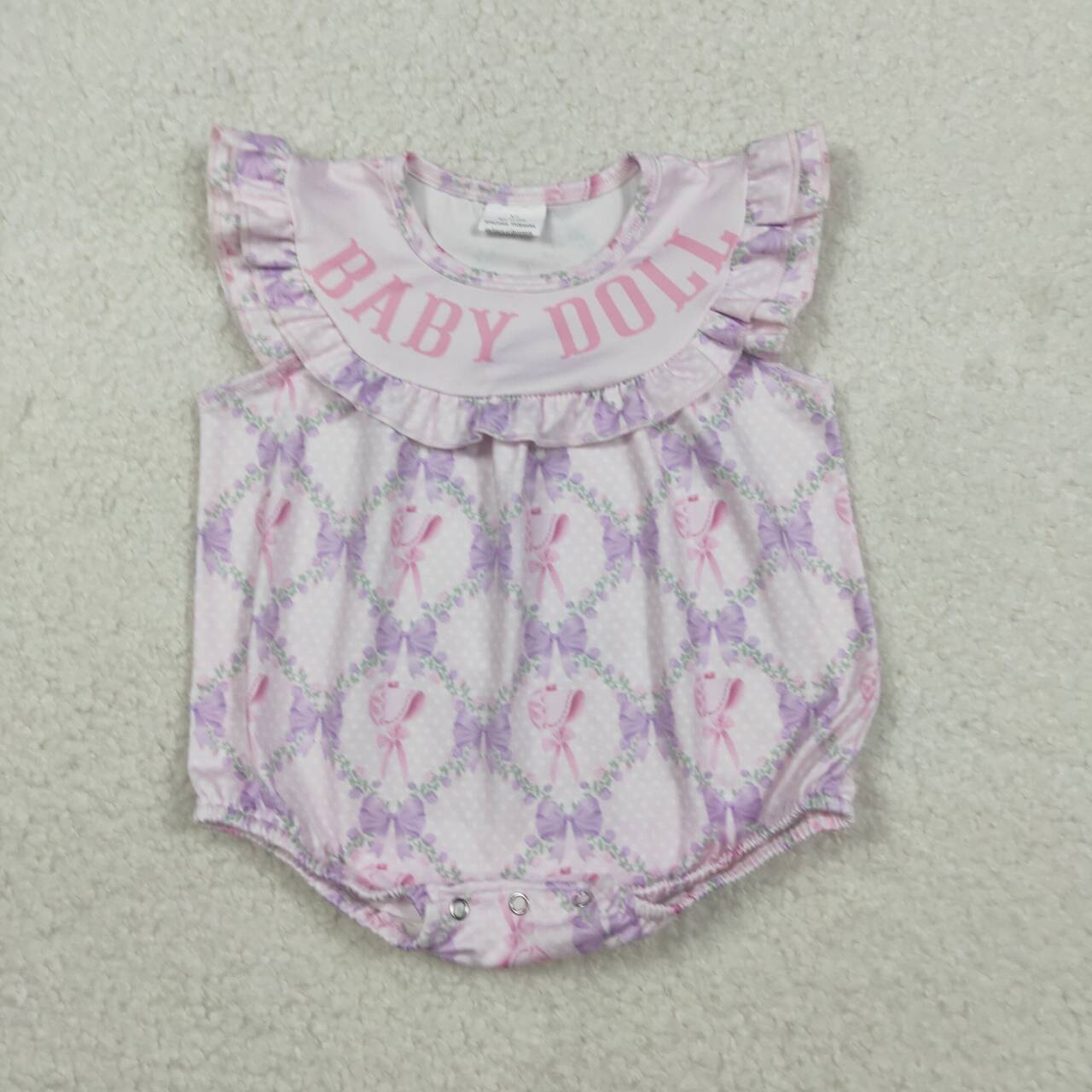 Toddle baby girl doll summer floral romper
