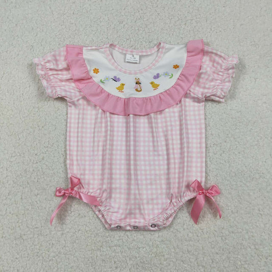 Easter bunny chicken design toddle baby romper