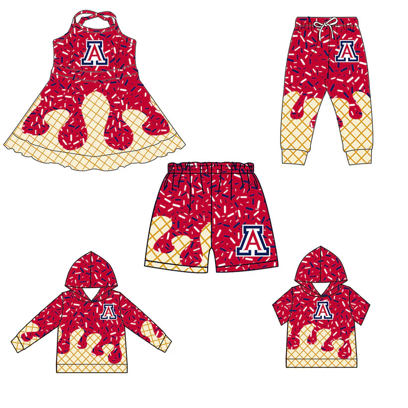 Toddle baby custom team design matching outfit