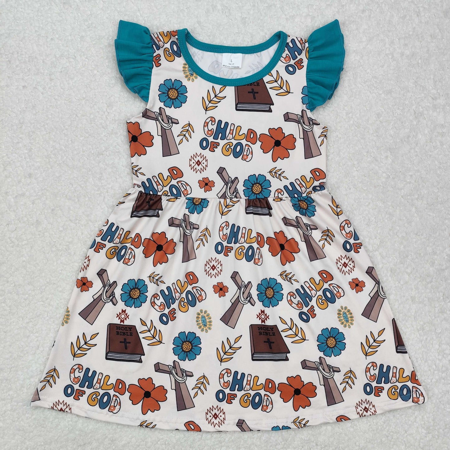 Child of god baby girls summer dress