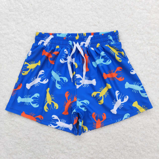 baby boy crawfish swim trunks
