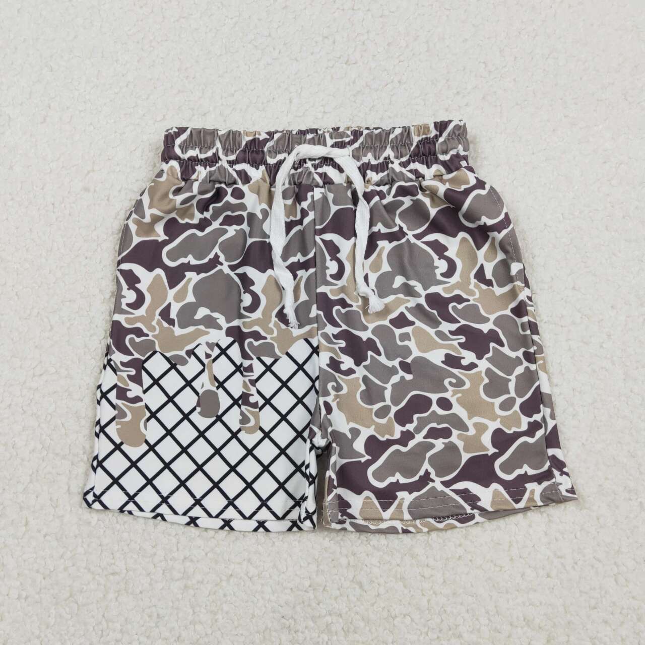 Toddle baby green camo summer shorts