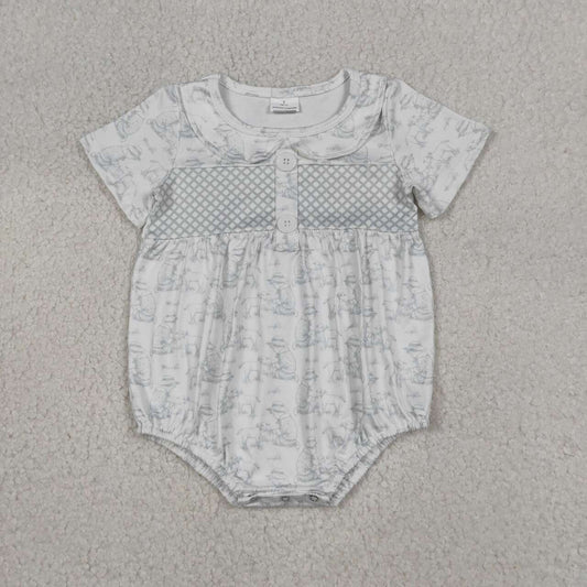Toddle baby boy short sleeve romper