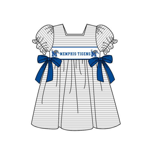 Custom collegiate team girls summer dress