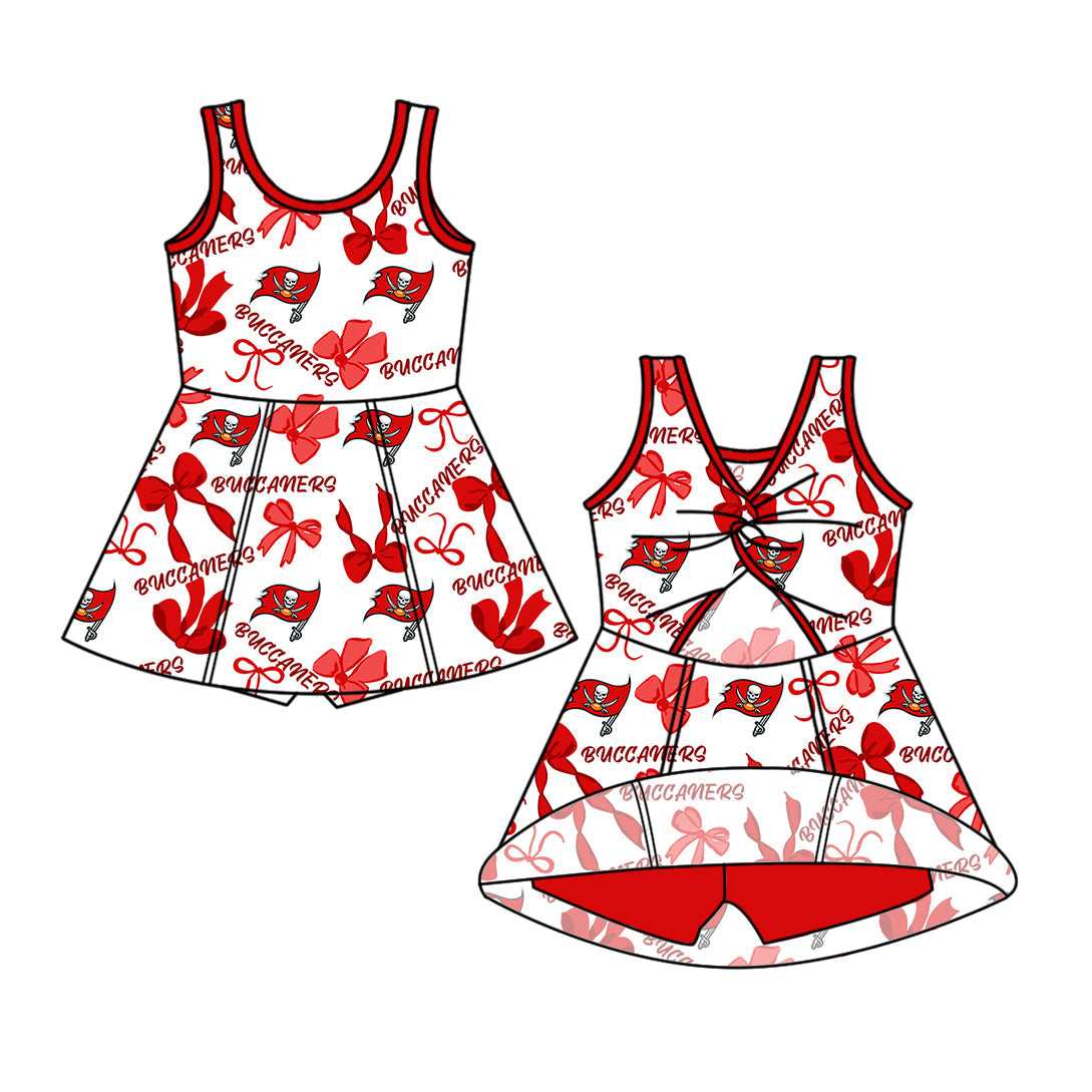Toddle girls wholesale custom team design dress