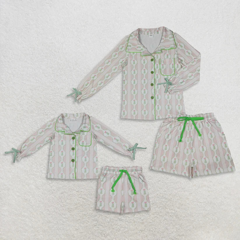 Mommy and Me Christmas design Long Sleeve pajama set