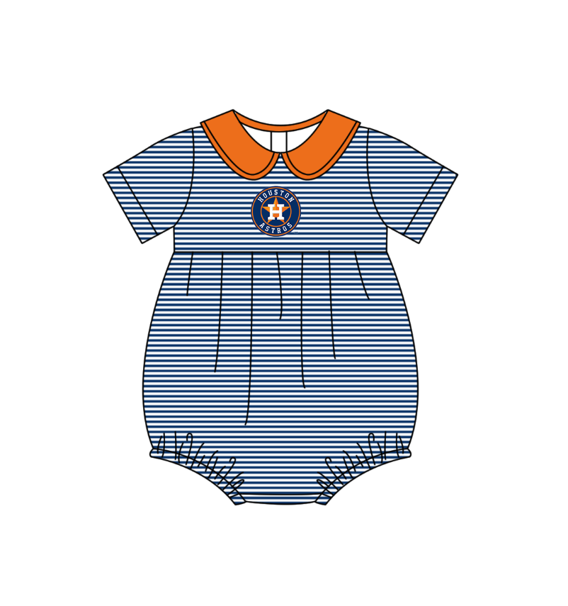 Houston Astros Team design toddle baby boy summer romper