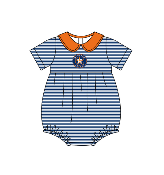 Houston Astros Team design toddle baby boy summer romper