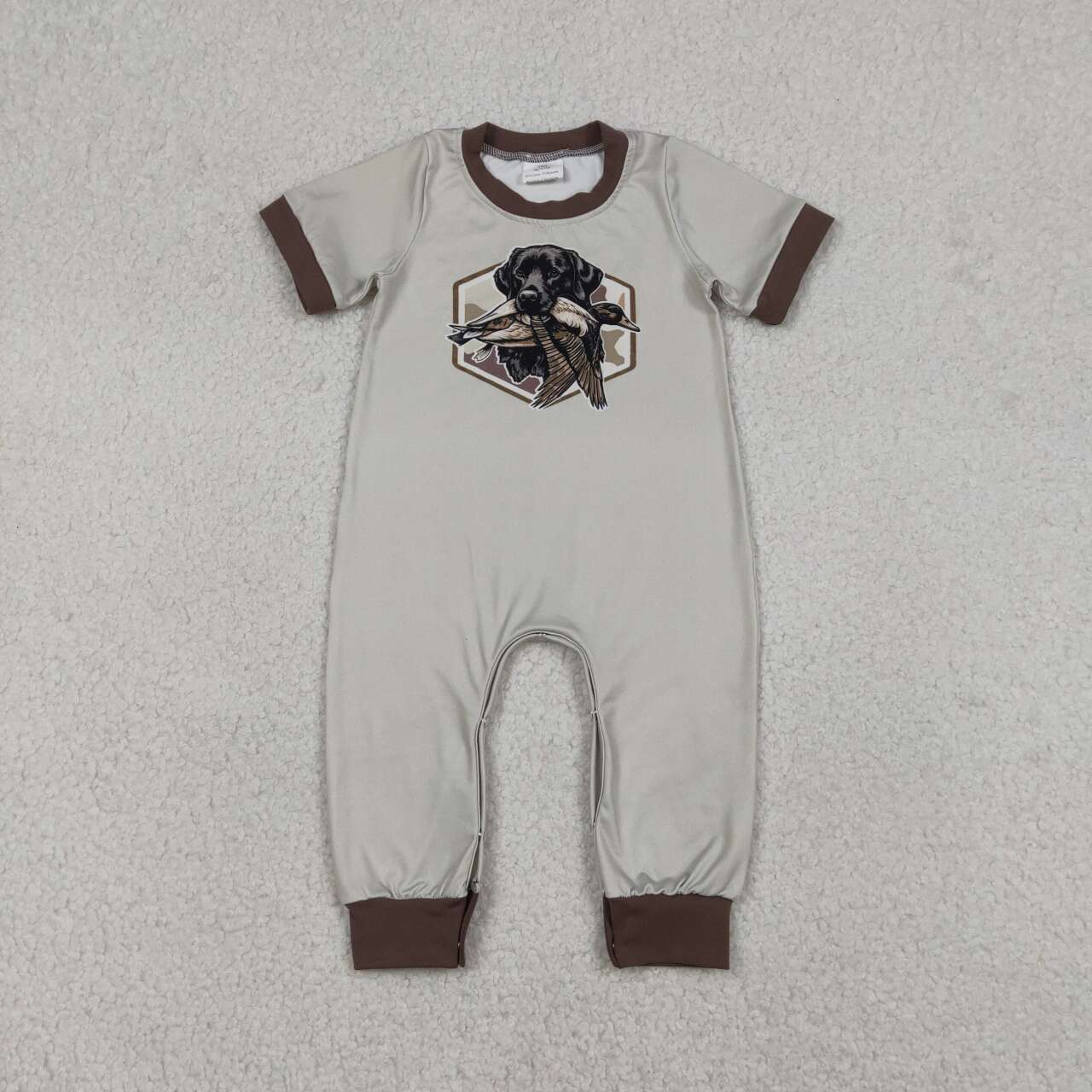 Dog duck design toddle baby summer romper