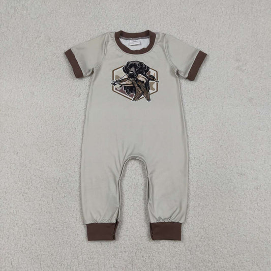 Dog duck design toddle baby summer romper
