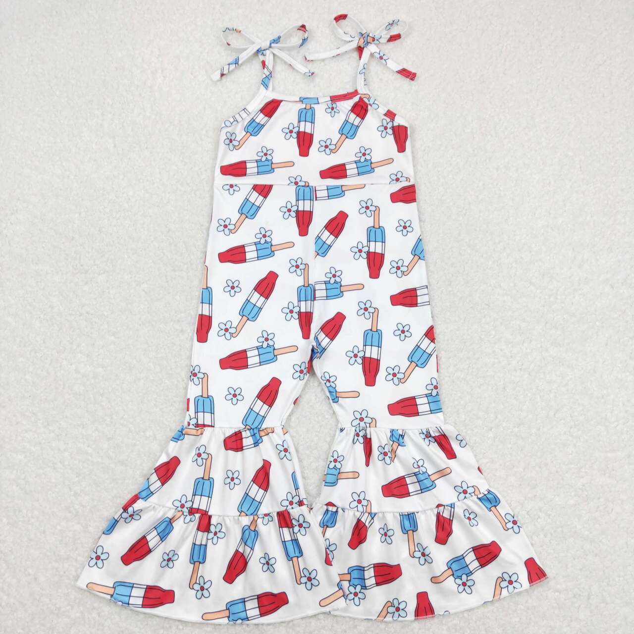 baby girls july 4th popsicle jumpsuit