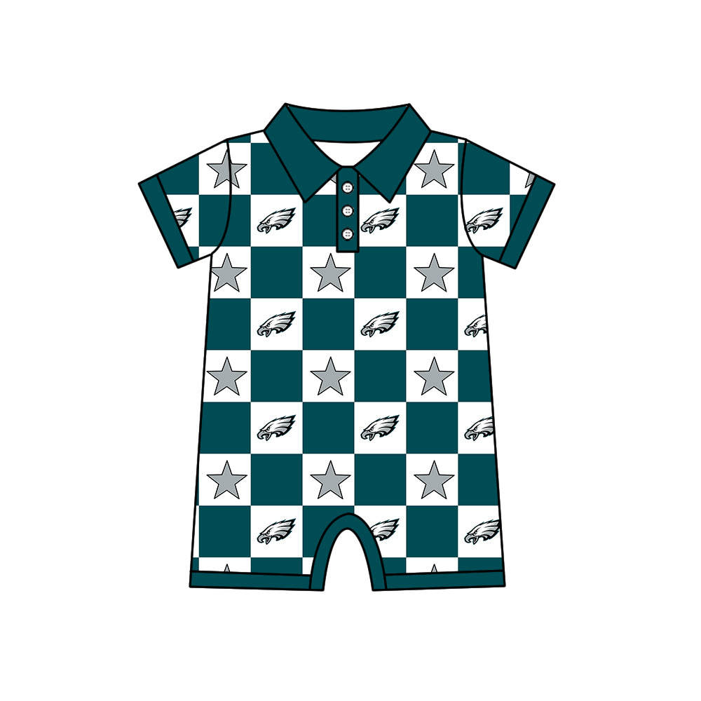 Team design toddle boy summer romper
