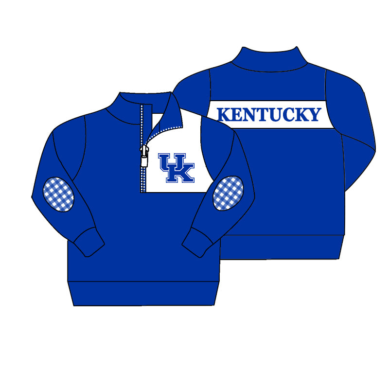 collegiate team kids boys long sleeve pullover top