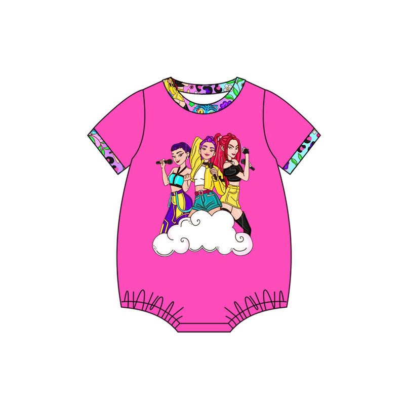 Toddle baby movie design long sleeve romper wholesale factory price