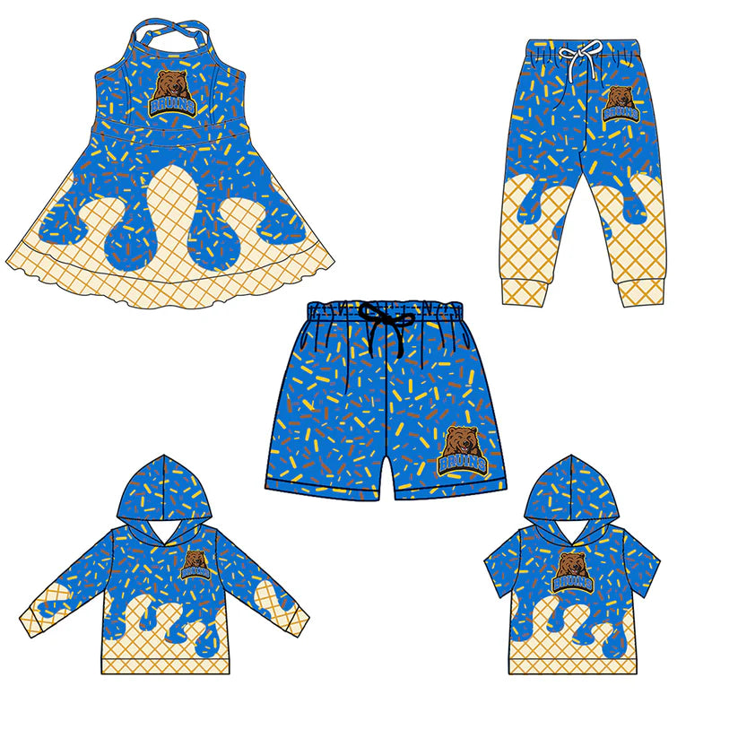Toddle baby custom team design matching outfit
