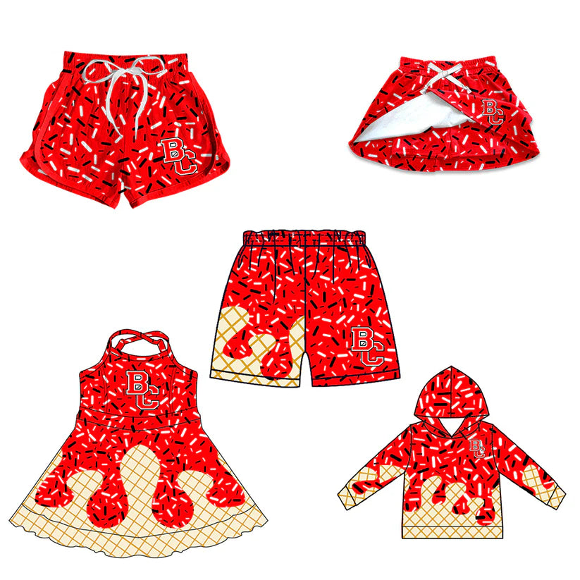 Toddle baby custom team design matching outfit