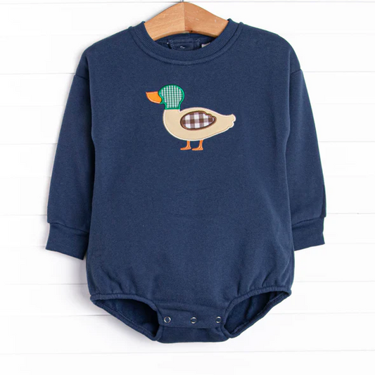 Toddle kids mallard duck long sleeve romper