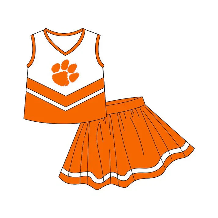Baby girls custom team cheer outfit add shorts