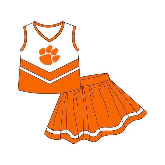 Baby girls custom team cheer outfit add shorts
