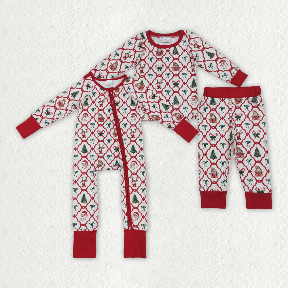 Toddle girls Christmas Santa matching clothes