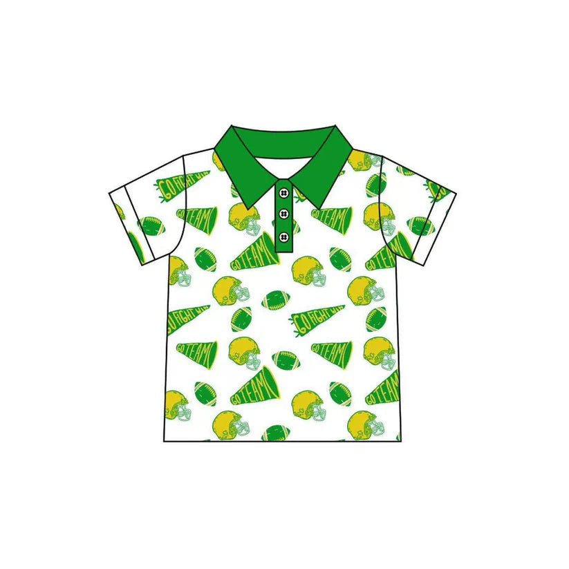 Kids baby custom team short sleeve polo shirt