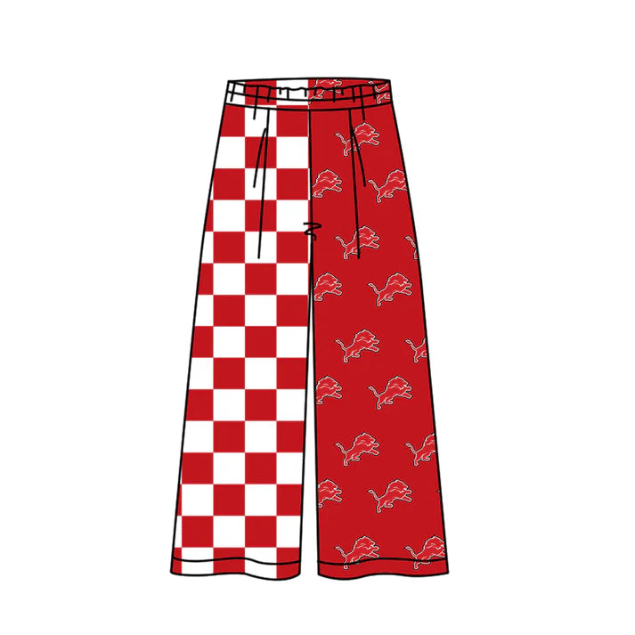 Baby girls custom team design pants