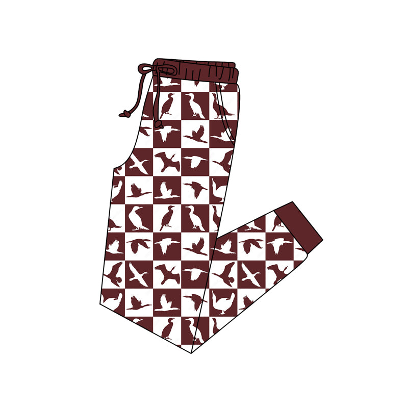 Adult man mallard duck long pants
