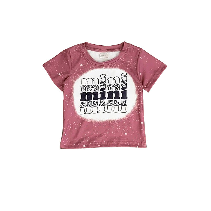 baby girls mini letter shirt